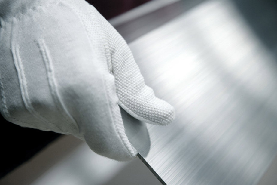 Those little stripes gives the material character. But other less desireable microstructure defects can become more visible after anodization.