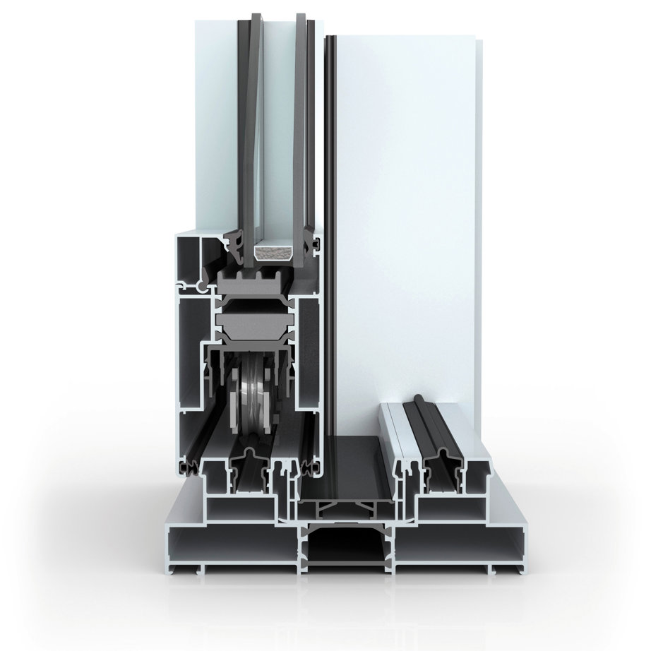 Discarded car products are being recycled and reused in aluminium-framed windows.