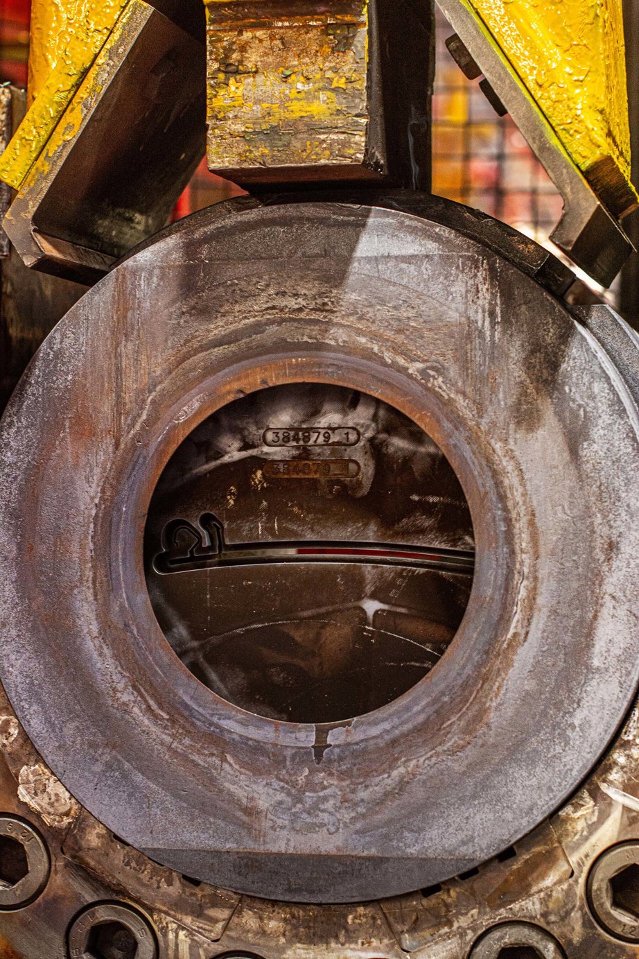 The tool used to press the back rest of John Tree's Billet chair