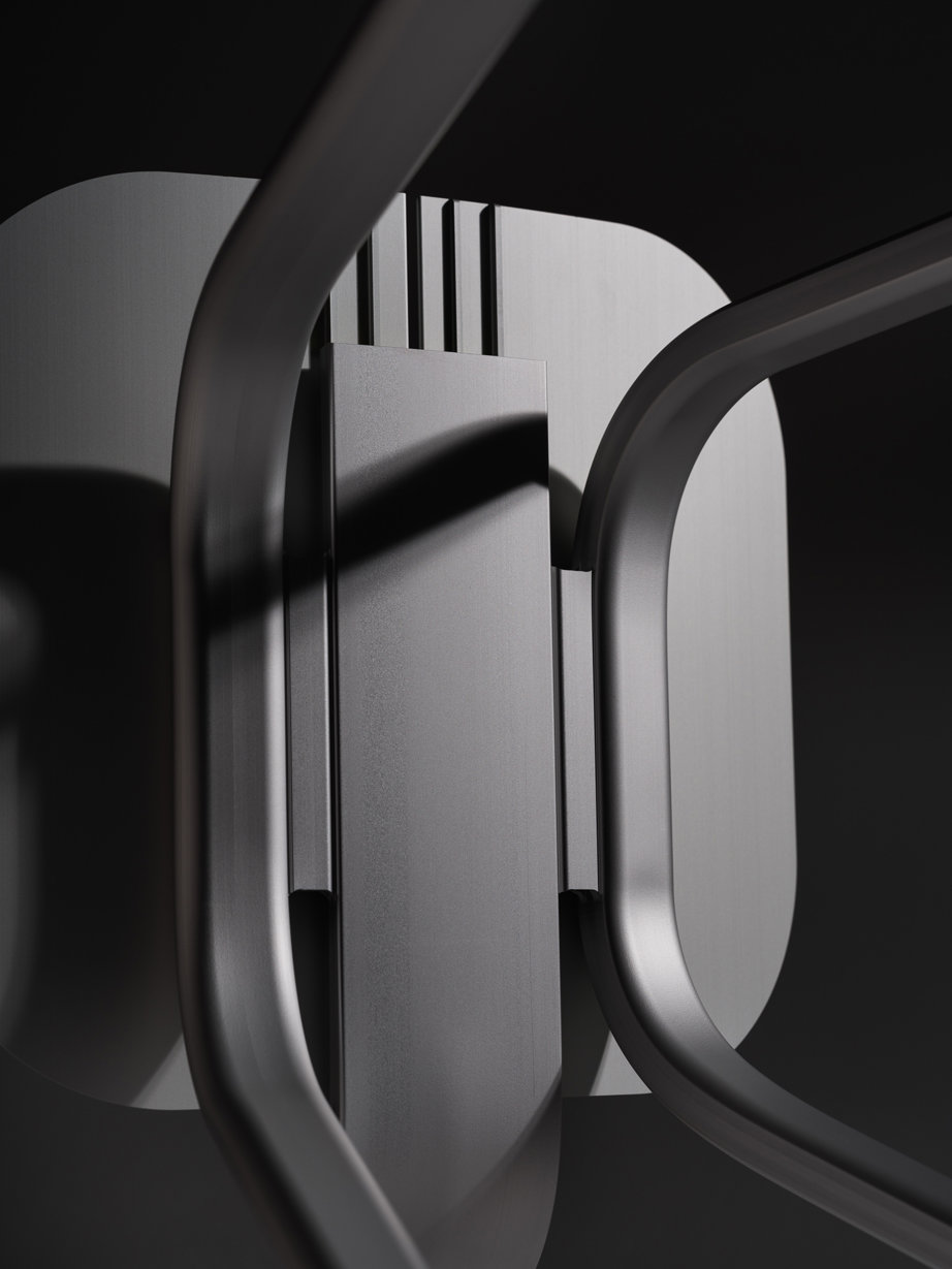 The carbon footprint calculation for the aluminium used in John Tree's billet chair was only 2.1 kgs CO2e. Photo by Einar Aslaksen.